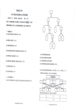 2018年南京理工大学硕士考研真题815安全系统工程.pdf