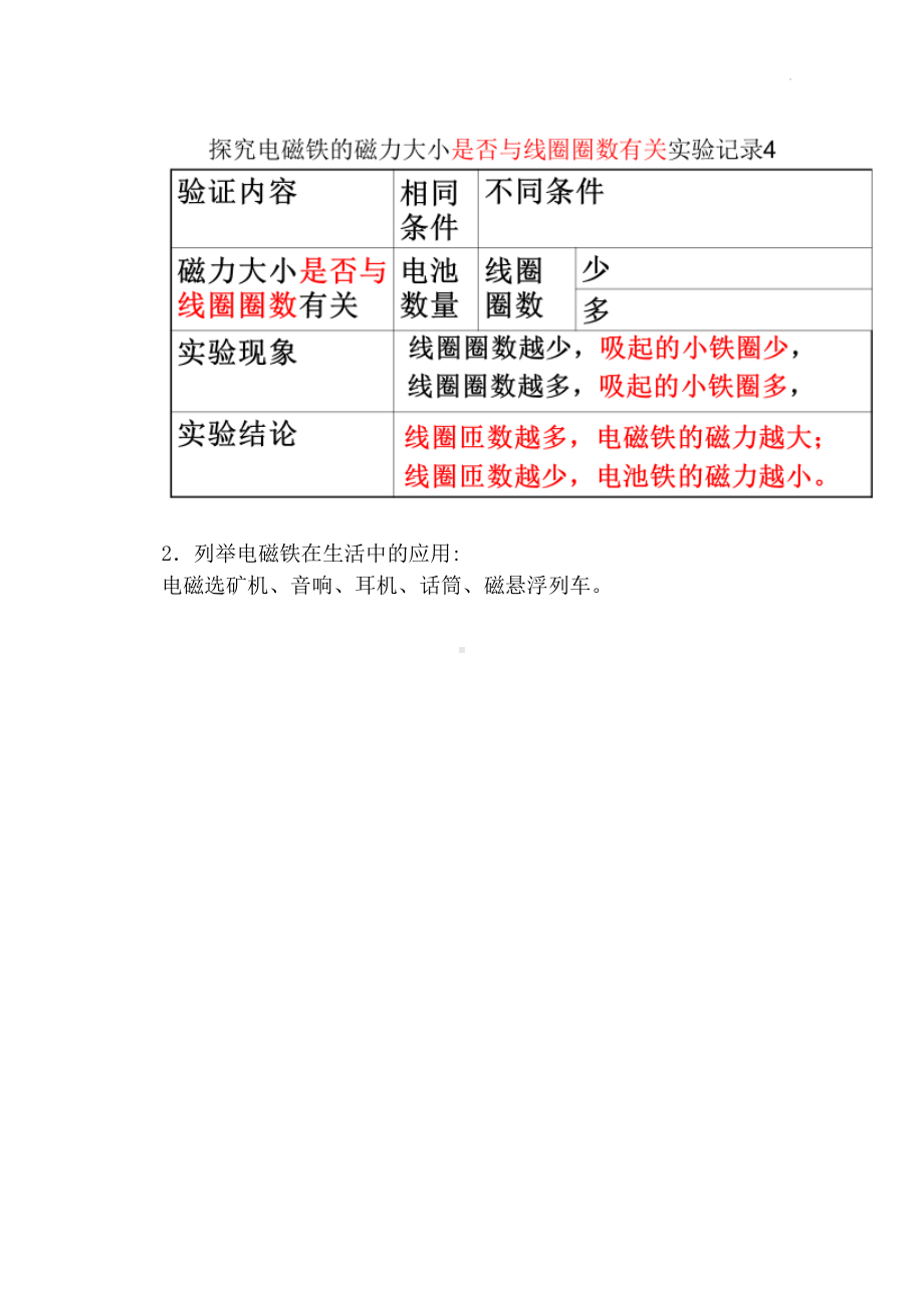 2022青岛版（六三制）五年级下册科学 第四单元电磁铁知识提纲.docx_第3页