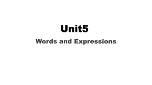 Unit5 Launching your career Words and Expressionsppt课件-（2022新）人教版高中英语选择性必修第四册.pptx