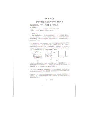 2015年山东建筑大学考研专业课试题932传热学B.doc