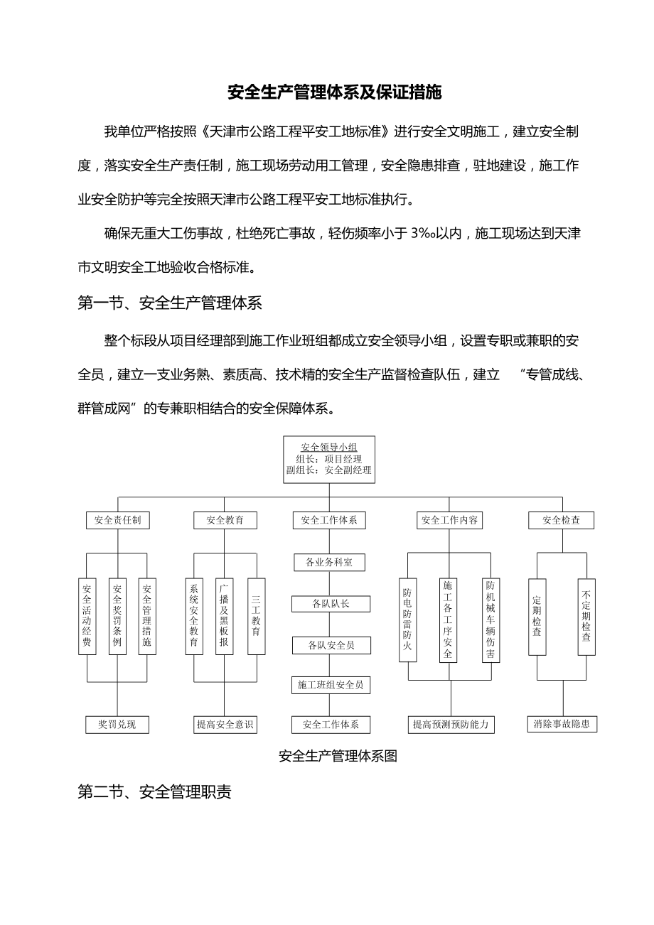 安全生产管理体系及保证措施.docx_第1页