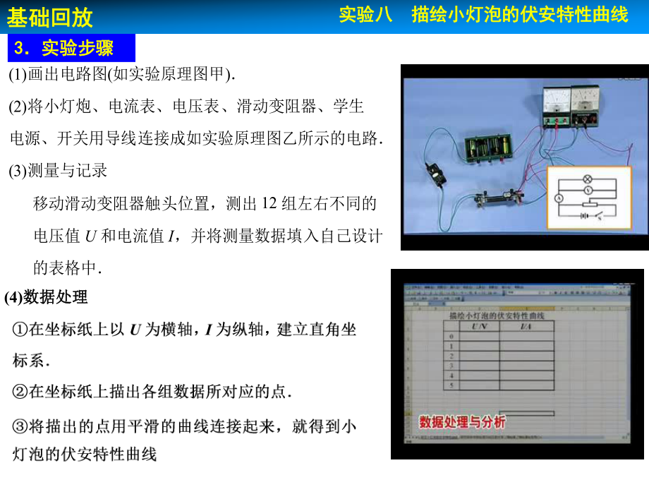 实验-测绘小灯泡的伏安特性曲线资料课件.ppt_第3页