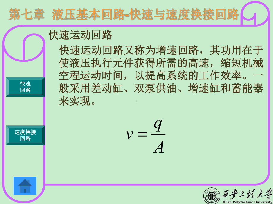 快速与速度换接回路.课件.ppt_第1页