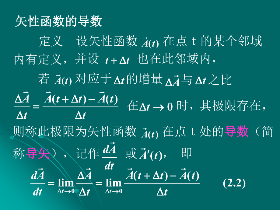 1.2-矢性函数的导数与微分解读课件.ppt_第2页