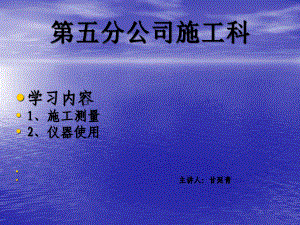 施工测量(土方、放线、仪器使用).课件.ppt