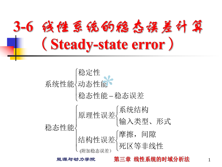 《自动控制原理》第三章-35-稳态误差计算课件.ppt_第1页