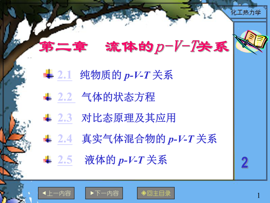 02《化工热力学》第二章流体的p-V-T关系09课件.ppt_第1页