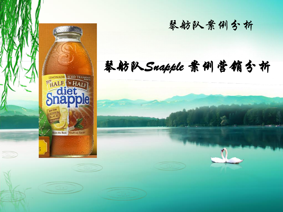 snapple营销案例分析课件.ppt_第1页