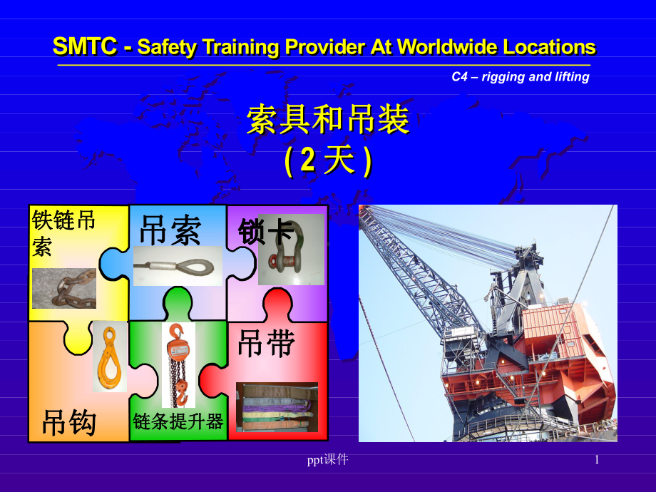 安全使用吊具和吊索的方法(钢丝绳、卸扣)-pp课件.ppt_第1页