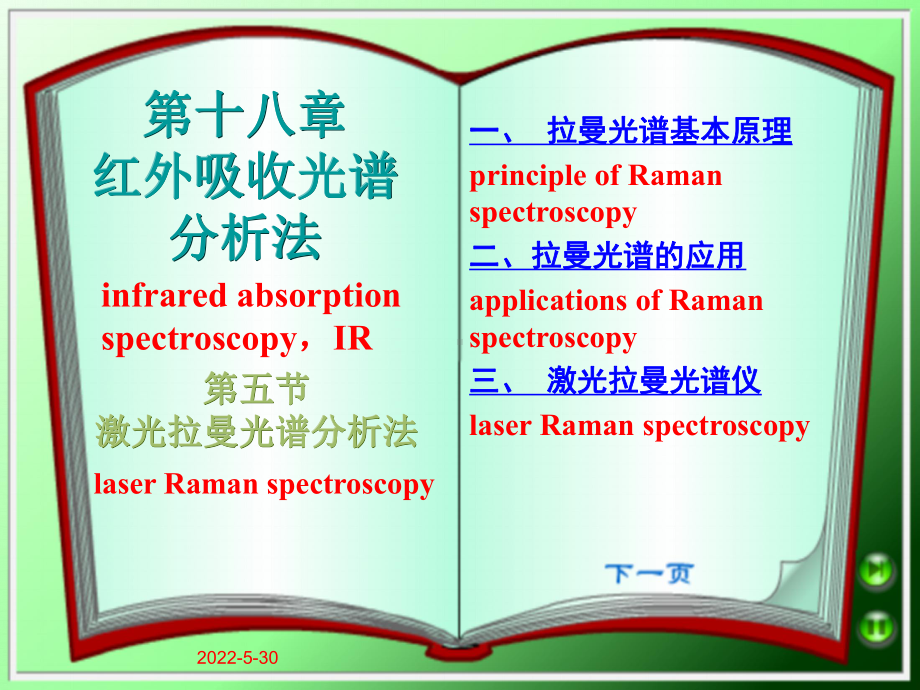 激光拉曼光谱分析法讲解课件.ppt_第1页