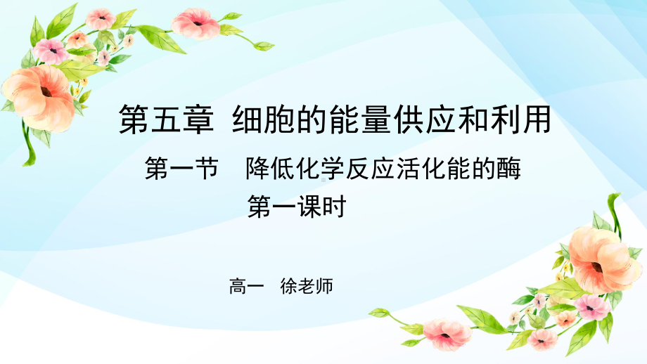 降低化学反应活化能酶课件.ppt_第1页