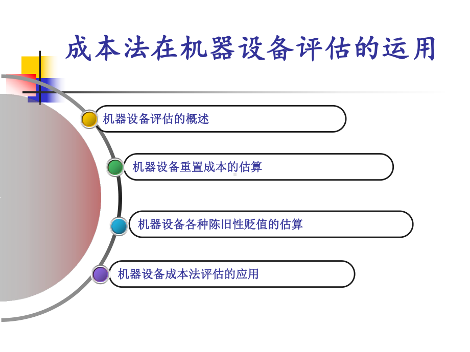 机器设备评估-成本法课件.ppt_第1页