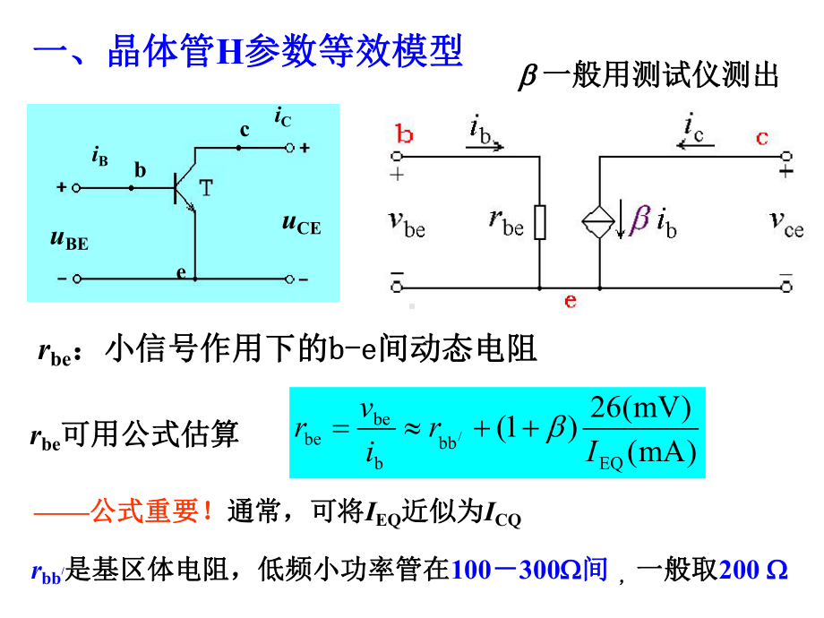 放大电路分析方法2微变等效-稳Q-三种电路.课件.ppt_第2页