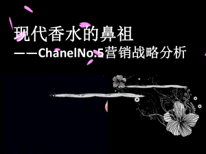 CHANELNO.5香水的市场营销战略解读课件.ppt