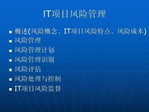 it项目风险管理课件.ppt