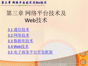 第三章-网络平台技术及Web技术要点课件.ppt