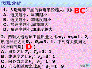 高一物理万有引力习题课课件.ppt