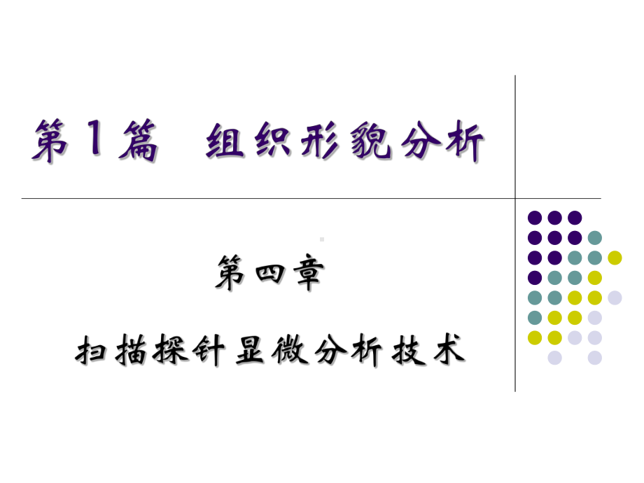 天津大学材料分析方法PPT第四章-扫描探针显微镜课件.ppt_第1页