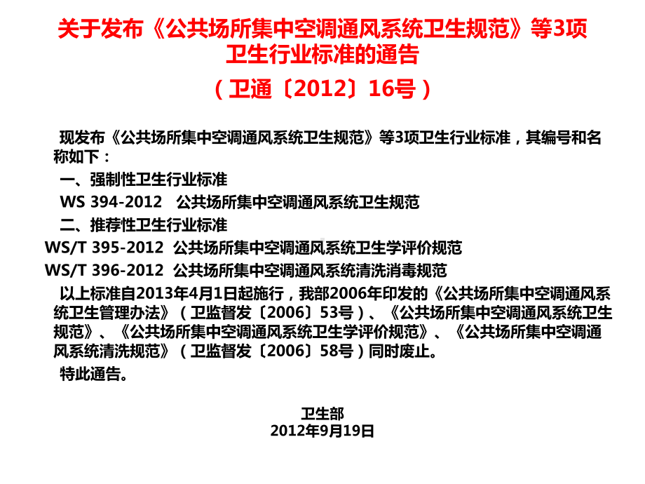 公共场所集中空调通风系统卫生标准及其卫生监督要点课件.ppt_第2页