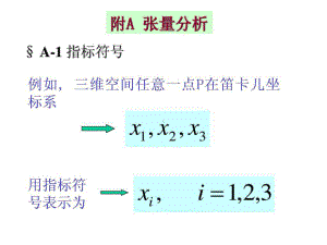 最基础最全-张量分析tensoranalysi课件.ppt