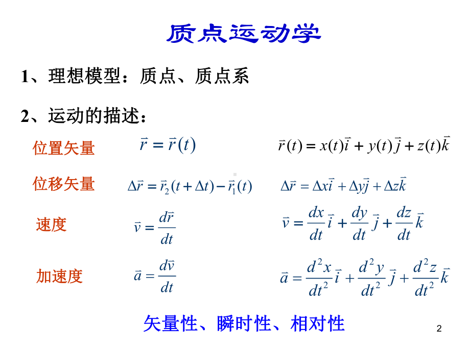 大学物理质点力学习题课件.ppt_第2页