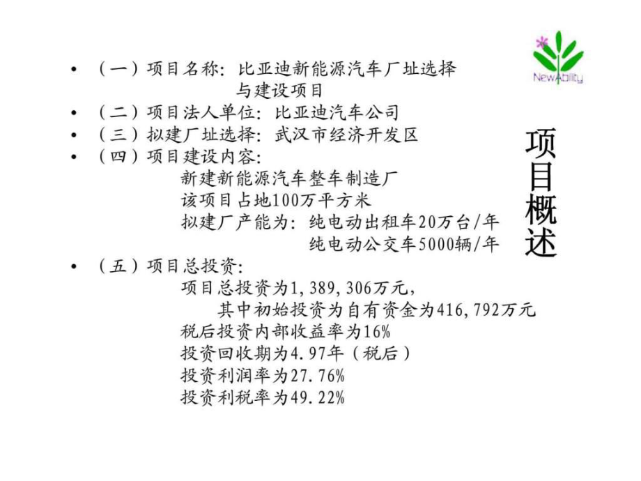 比亚迪新能源汽车厂可行性研究报告课件.ppt_第3页