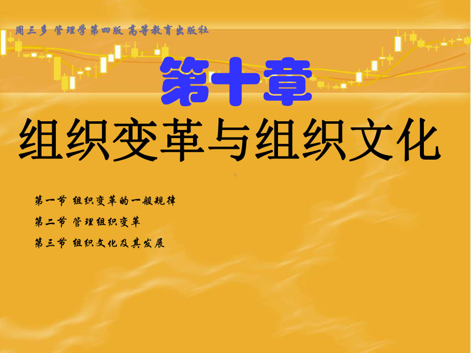 管理学第四版周三多高等教育出版社第十章变革及文化课件.ppt_第1页