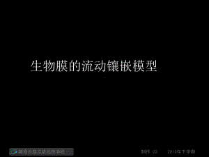 生物膜的流动镶嵌模型课件.ppt