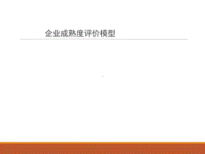 企业成熟度评价模型共194页课件.ppt