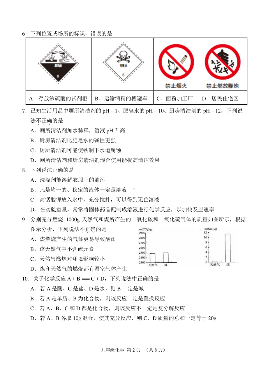 2022年天津市南开区九年级阶段练习（二模）化学试题.pdf_第2页