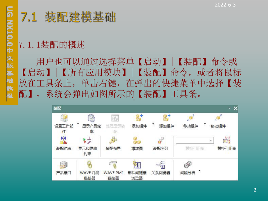 UG-NX10.0中文版基础第7章-装配设计课件.ppt_第2页