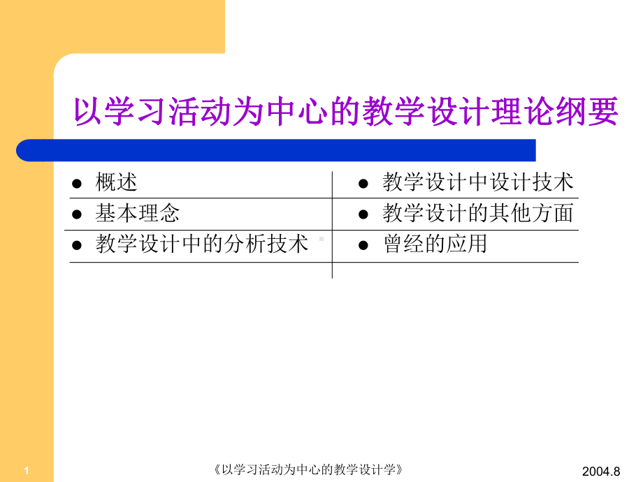 以以学习活动为中心的教学的设计理论共148页课件.ppt_第1页