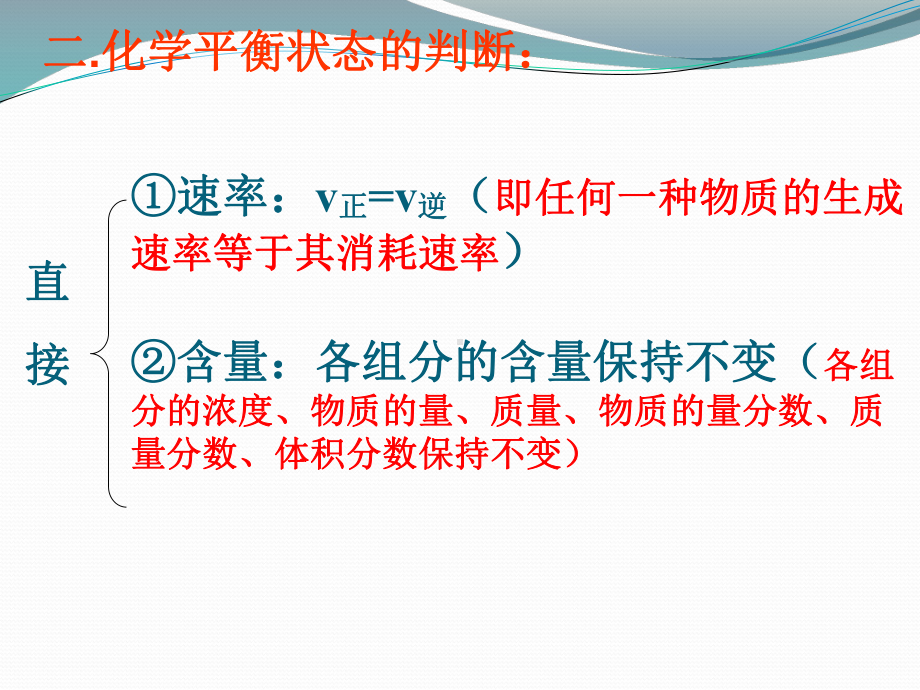 化学平衡状态的判断标志课件.ppt_第2页