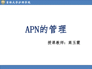 APN管理课件.ppt