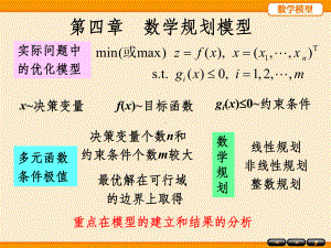 数学模型姜启源-第四章(第五版)课件.ppt