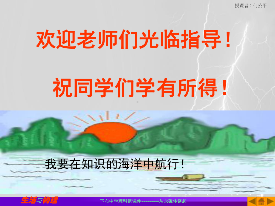 磁铁的南极指向水平方向课件.ppt_第1页