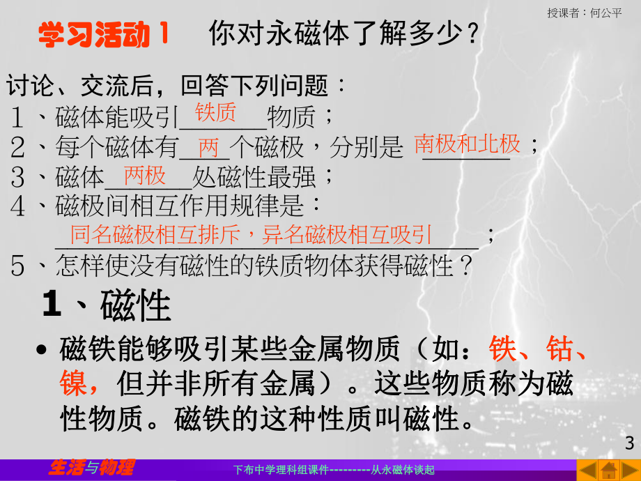 磁铁的南极指向水平方向课件.ppt_第3页