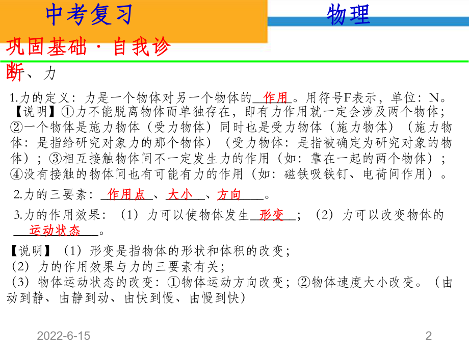 中考总复习力学专题课件.ppt_第2页