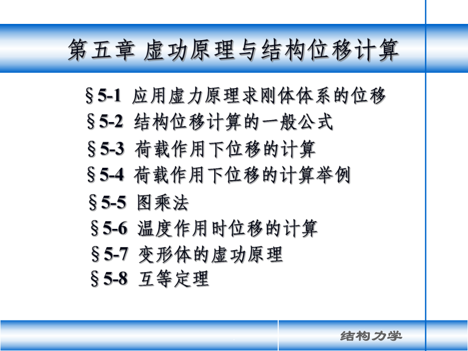 结构力学(龙驭球)第5章-虚功原理与结构位移计算课件.ppt_第2页