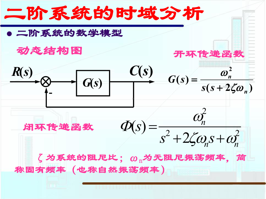 二阶系统的时域分析-精品课件.ppt_第1页