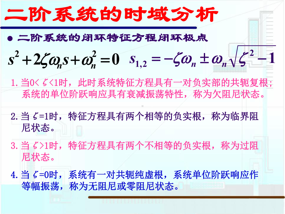 二阶系统的时域分析-精品课件.ppt_第2页