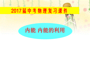 中考物理总复习《内能及其利用》PPT课件.ppt