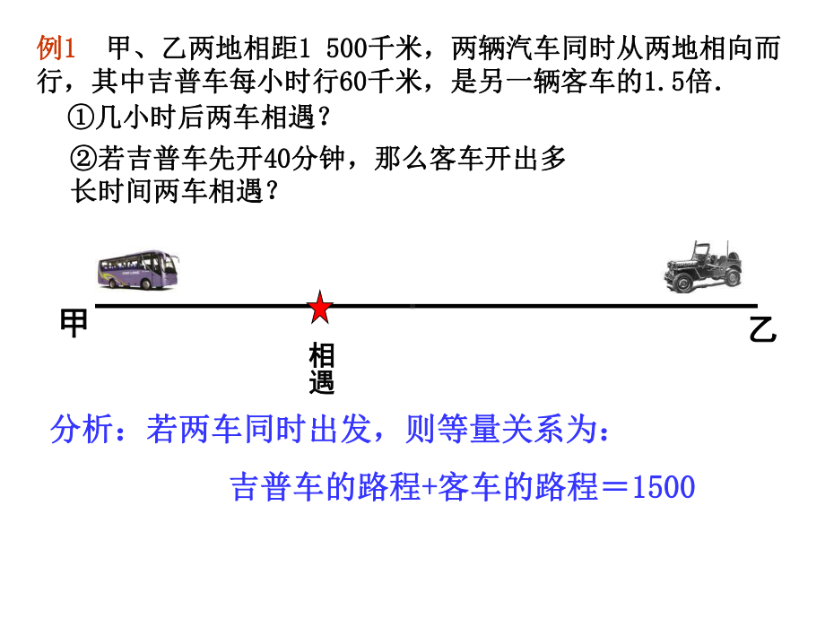 初一上数学一元一次方程应用题行程问题PPT课件.ppt_第3页