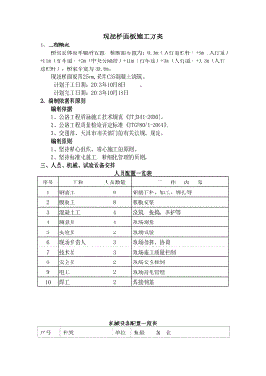 拱桥桥面板施工方案(最终).doc