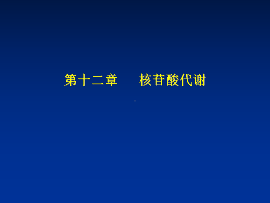 嘧啶核苷酸的分解代谢课件.ppt_第1页