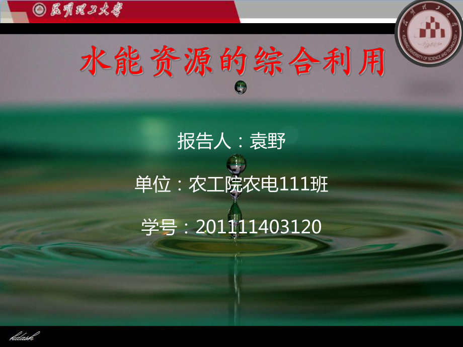 水能资源的开发与利用课件.ppt_第1页