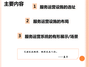 服务企业运营管理第七章服务设施的设计31页PPT课件.ppt