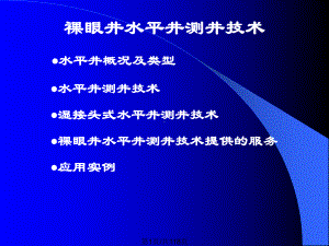 哈里伯顿水平井测井技术课件.ppt