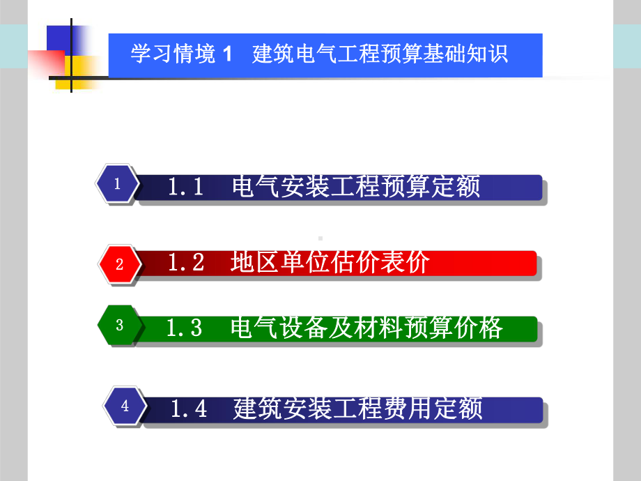 建筑电气工程预算定额课件.ppt_第1页