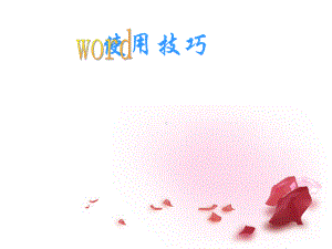 word使用技巧汇总课件.ppt